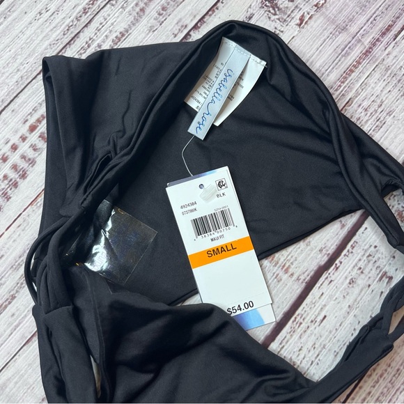 Isabella Rose Black Bikini Swim Bottom - Picture 3 of 4